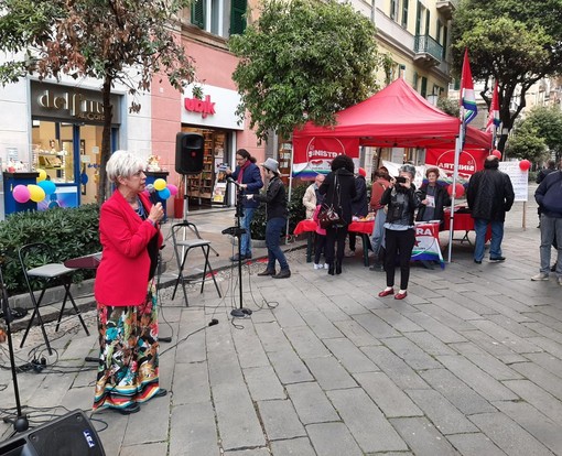 Elezioni europee, la candidata Maria Gabriella Branca (La Sinistra) conclude la campagna elettorale