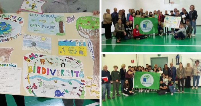 Borgio Verezzi, alla scuola primaria e secondaria la bandiera verde di Eco-school