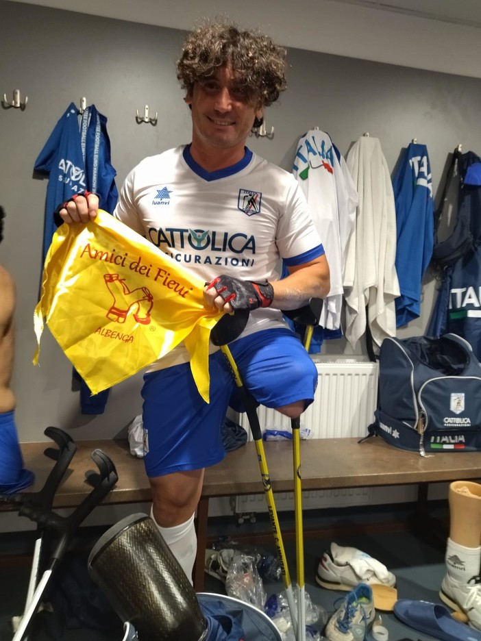 L'albenganese Marco Buonocore punto fermo della nazionale italiana di calcio amputati, parteciperà ai mondiali in Turchia