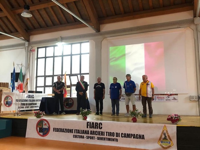 Campionato Italiano Tiro con l'Arco, l'inaugurazione a Calizzano. Il sindaco Olivieri: &quot;Una giornata speciale per il nostro piccolo grande paese&quot;