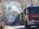 Savona, camion della nettezza urbana prende fuoco: vigili del fuoco mobilitati