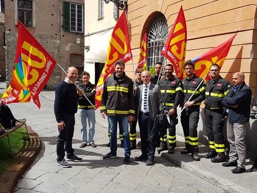 Albenga, interventi immediati per la messa in sicurezza della caserma dei vigili del fuoco (FOTO e VIDEO)