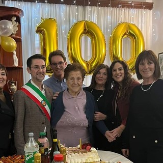 Loano in festa per i 100 anni di Elisa Borgna (FOTO)