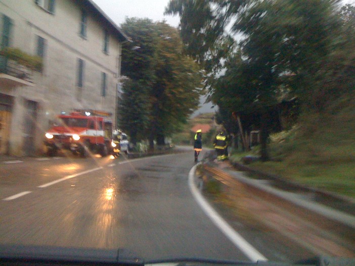 Cadibona: disagi ieri per il passaggio della perturbazione, pompieri in azione