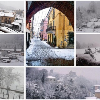 La neve non si ferma in Val Bormida: precipitazioni in corso (FOTO)