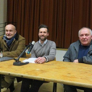 Nella foto: l'ing. Sobrero, Federico Mignone e Buonocore Vincenzo (scatto Tele Fulvio Altare)