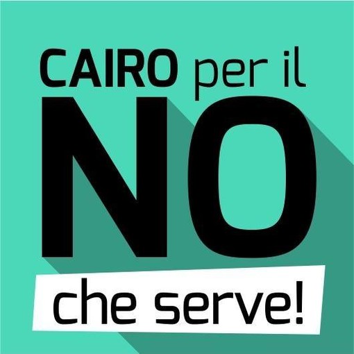 Referendum, venerdi nuovo incontro a Dego organizzato dal Comitato civico &quot;Cairo per il NO&quot;