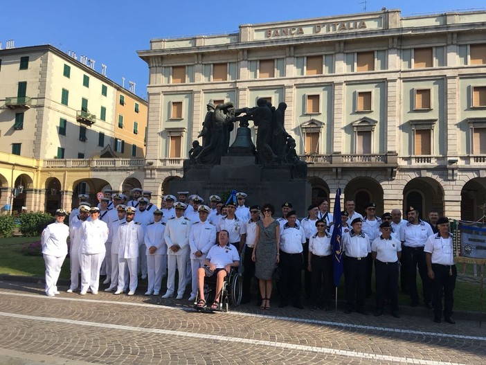 Savona, in piazza Mameli la cerimonia di commemorazione in onore del Comandante Aonzo