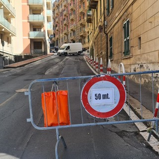 Savona, cadono calcinacci dal ponte, di nuovo chiusa via Beato Ottaviano (FOTO)