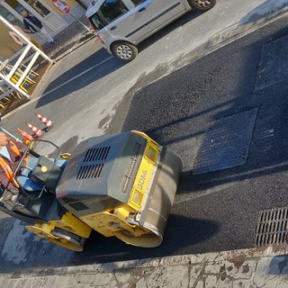 Alassio, ultimati i lavori in via Dante per le riparazioni all'acquedotto