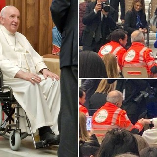 La Croce Bianca di Savona da Papa Francesco: “Grandissimo riconoscimento per i sacrifici che facciamo per il bene della comunità”