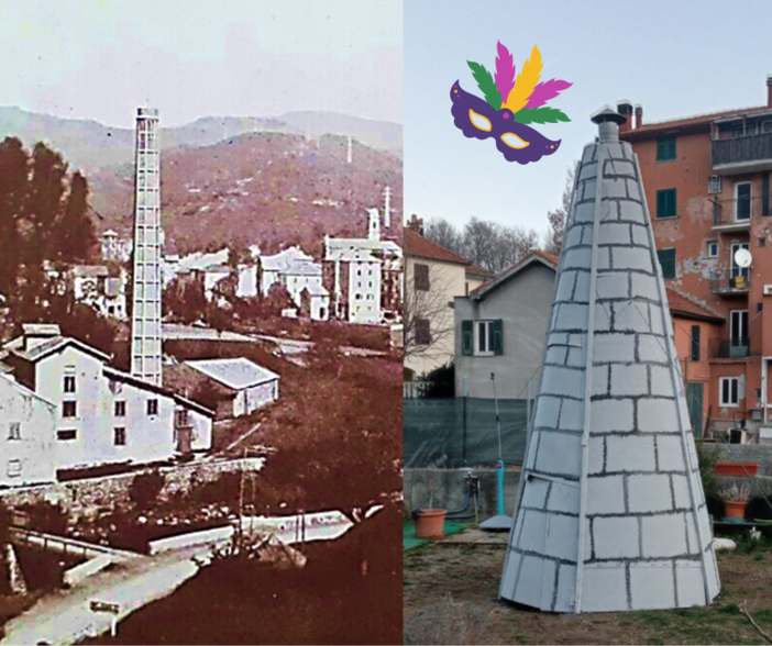 Stella Santa Giustina, rievocazione storica della fabbrica del tannino con le maschere del primo carnevale