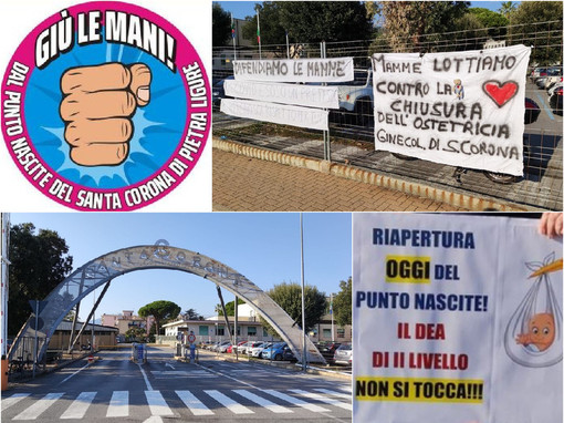 Sabato 23 gennaio una catena umana per riaprire il punto nascite del Santa Corona