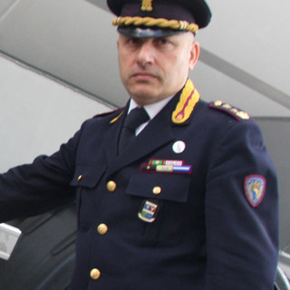 Nella foto il vice questore aggiunto Gianfranco Crocco, comandante della polizia stradale di Savona