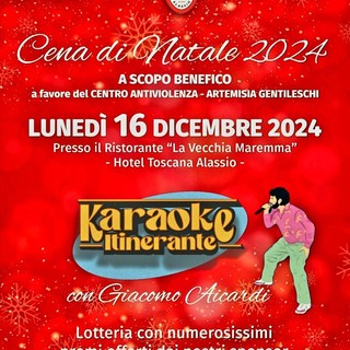 Cena di Natale per il Milan Club Alassio: i fondi saranno donati al Centro Antiviolenza Gentileschi