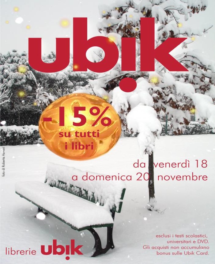 Ubik: anticipazione incontri di Dicembre