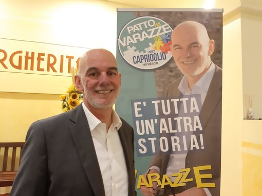 Elezioni comunali Varazze, il candidato sindaco Caprioglio si presenta: &quot;Basta parole, contano i fatti&quot; (FOTO E VIDEO)
