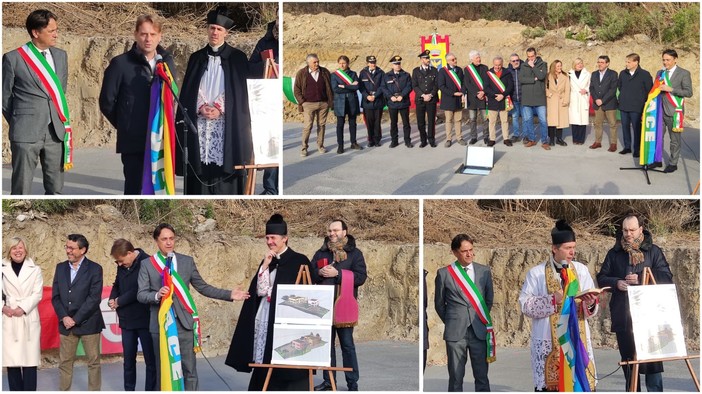 Giustenice in festa: posata la prima pietra del nuovo polo scolastico (FOTO e VIDEO)