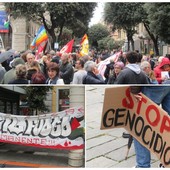 &quot;Sanzioni contro Israele. Stato terrorista&quot;: il corteo pro Palestina a Savona (FOTO)