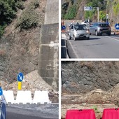 Due frane in Lungomare Matteotti a Savona, disagi al traffico: prevista la riapertura in giornata (FOTO E VIDEO)