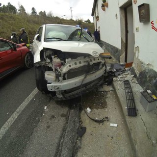 Incidente al Colle di Cadibona, intervento dei Vigili del Fuoco