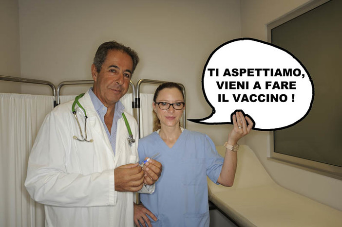 &quot;Ci mettiamo la faccia, ed anche il braccio”: simpatica campagna pro-vaccino influenzale dei medici del Consorzio Liguria Salute