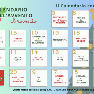 Il Calendario dell'Avvento al Rovescio della UILDM di Albenga: &quot;Un gesto di solidarietà per un Natale più sereno&quot;