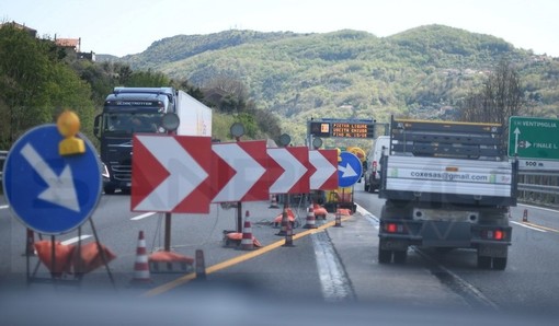 Viabilità: i cantieri della prossima settimana sulla A10 (Savona-Ventimiglia) e sulla A6 (Torino-Savona)