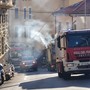 Savona, camion della nettezza urbana prende fuoco: vigili del fuoco mobilitati