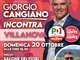 Villanova incontro con Giorgio Cangiano: “Aeroporto, Piaggio, sanità, dissesto. Ecco le mie idee: confrontiamoci”