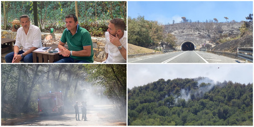 Caccia al responsabile dell'incendio nell'albenganese, la Lega: &quot;Il piromane ha le ore contate. Una taglia per chi ha ferito la Liguria&quot; (FOTO)