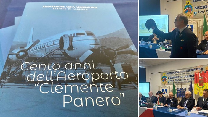 Villanova d’Albenga, “Cento anni dell’Aeroporto Clemente Panero”,  il generale Berta: “Onore a uomini e donne che hanno lavorato qui” (FOTO)