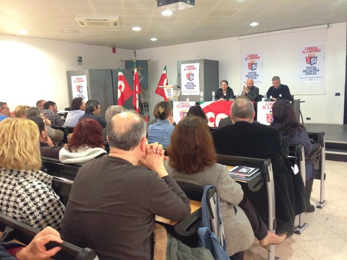 Voucher e appalti, a Savona il segretario nazionale Cgil Massafra: &quot;Accorpare referendum ed elezioni nazionali il 28 maggio&quot;