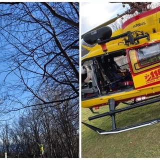 Biker tedesca cade nella zona del Melogno: mobilitato l’elisoccorso, codice giallo al Santa Corona