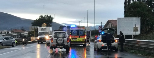 Albenga, ciclista investito sulla via Aurelia