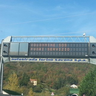 S.O.S in autostrada? Le colonnine della Torino-Savona necessitano di &quot;soccorso&quot;