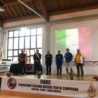 Campionato Italiano Tiro con l'Arco, l'inaugurazione a Calizzano. Il sindaco Olivieri: &quot;Una giornata speciale per il nostro piccolo grande paese&quot;