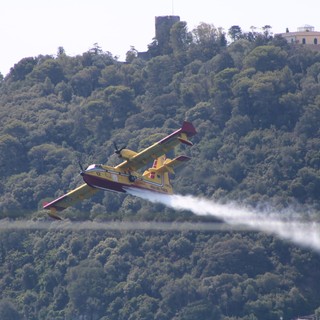 Fiamme nei boschi di Arnasco non ancora domate: le operazioni di spegnimento andranno avanti in giornata