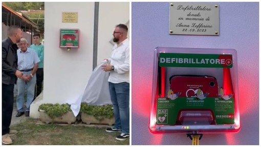 Plodio, muore per un malore alla sagra: i familiari donano un defibrillatore in memoria di Anna