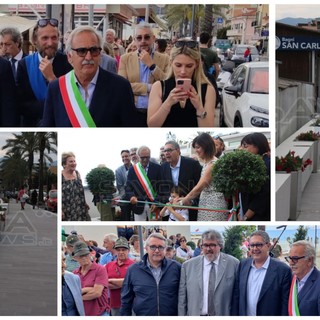 Pietra, rinnovata la passeggiata di Corso Italia: &quot;Simbolo di bellezza per cittadini e turisti&quot; (FOTO e VIDEO)