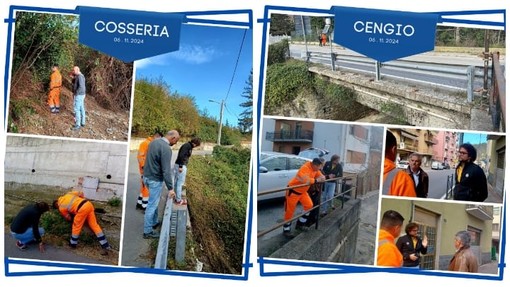 Manutenzione, riqualificazione e potenziamento delle strade provinciali: sopralluogo in Val Bormida del consigliere Castellini