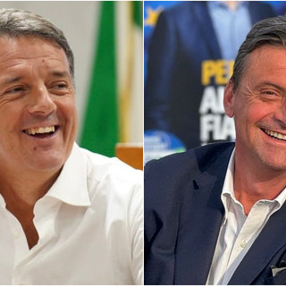 Da sinistra: Matteo Renzi e Carlo Calenda