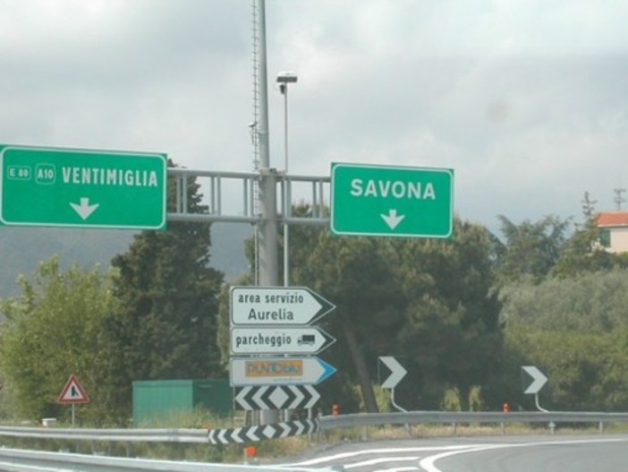 Complanare di Savona R24: chiuso nella notte del 25 luglio l’allacciamento A6 Torino-Savona