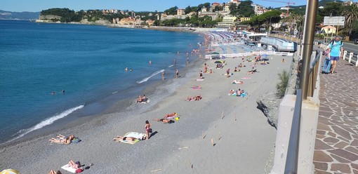 La spiaggia di Celle Ligure