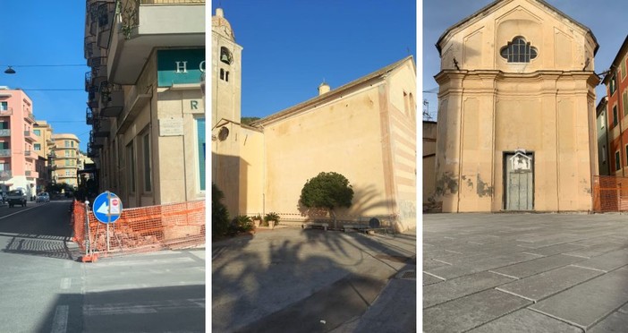 Finale Ligure, riaperti i cantieri in piazza Abbazia e Lungomare Migliorini