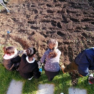 Gli studenti dell’Agrario insegnano la semina agli alunni della scuola di Campochiesa d’Albenga