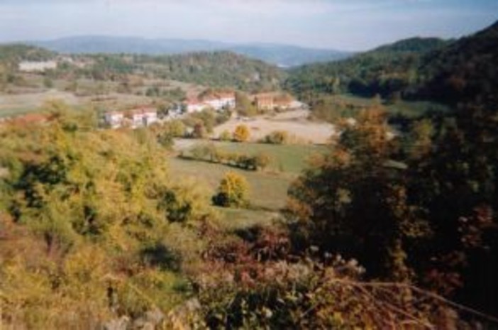 Incendio nei boschi di Cosseria