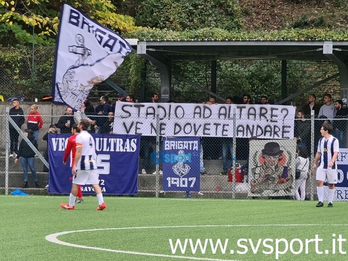 Savona Calcio, la tifoseria non concede più credito alla società: &quot;Stadio ad Altare? Ve ne dovete andare!&quot;