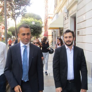 Il ministro Di Maio a Savona per sostenere il candidato Meles: &quot;I cittadini scelgano bene chi dovrà gestire i fondi del Pnrr&quot; (FOTO e VIDEO)