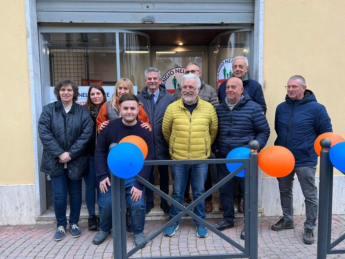 Cengio, il candidato sindaco Francesco Dotta inaugura il point elettorale e presenta la squadra (FOTO)